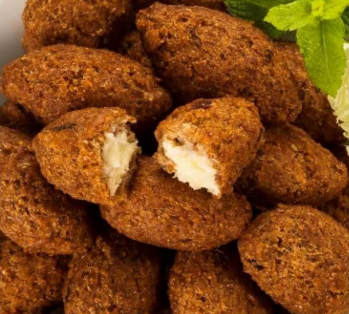 Kibe recheado com queijo