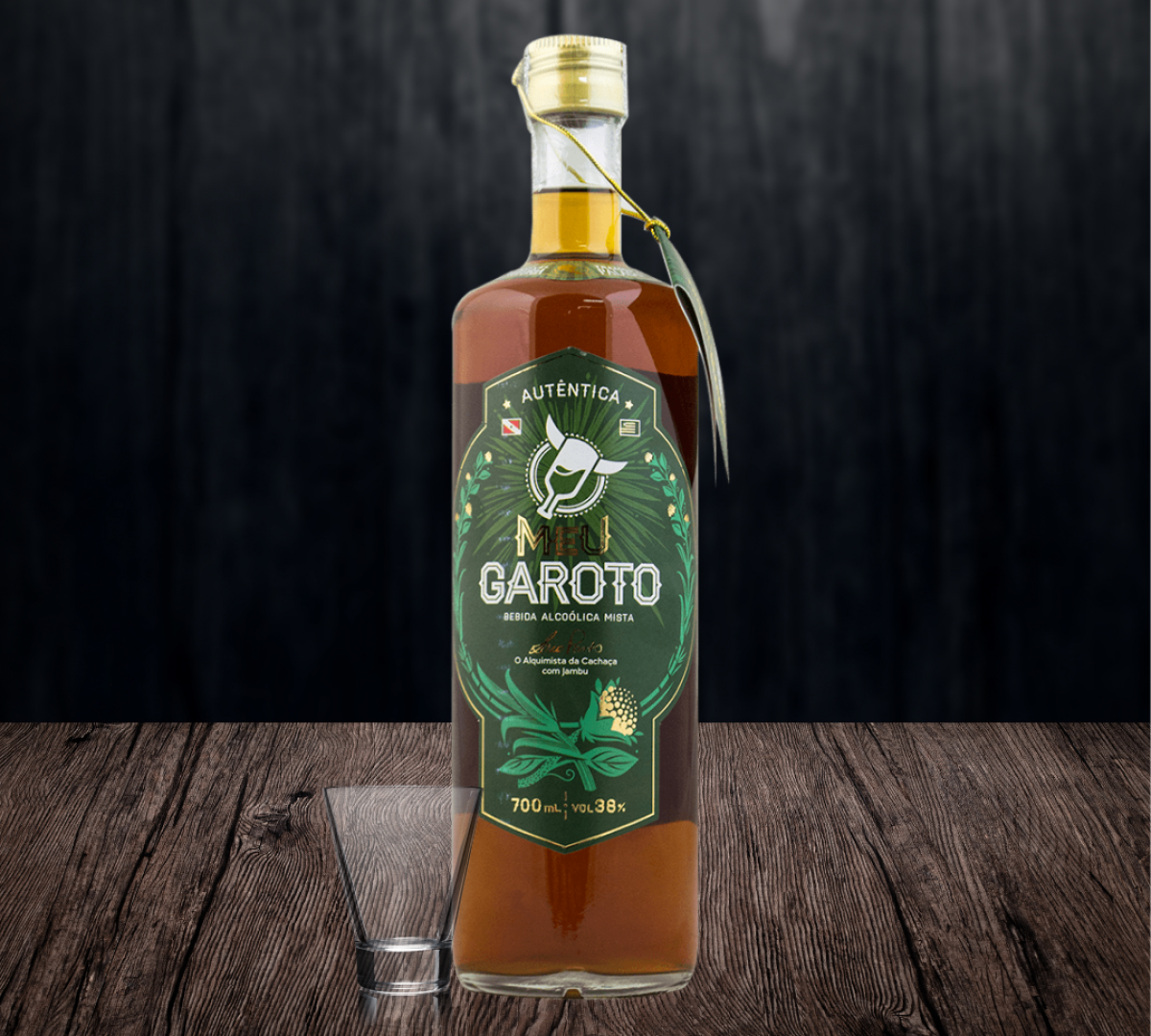 Meu Garoto Cachaça mista com Jambu